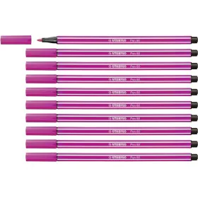 Felt-tip pens Stabilo Pen 68 Pink (10 Pieces) by Stabilo, Fineliners - Ref: S8417647, Price: 11,06 €, Discount: %