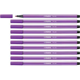 Felt-tip pens Stabilo Pen 68 Lilac (10 Pieces) by Stabilo, Fineliners - Ref: S8417649, Price: 10,61 €, Discount: %