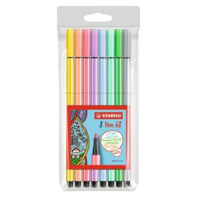 Set of Felt Tip Pens Stabilo Pen 68 8er Multicolour 8 Pieces by Stabilo, Fineliners - Ref: S8417653, Price: 9,81 €, Discount: %