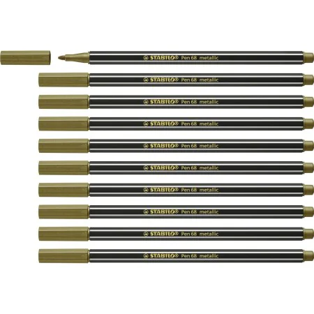 Filzstifte Stabilo Pen 68 metallic (10 Stücke) von Stabilo, Fineliner - Ref: S8417655, Preis: 16,84 €, Rabatt: %