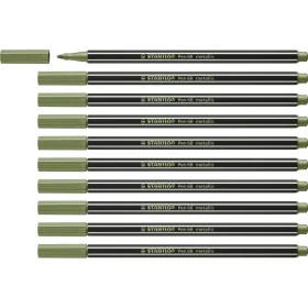 Pennarelli Stabilo Pen 68 metallic Leaf Verde (10 Pezzi) di Stabilo, Penne a punta porosa - Rif: S8417659, Prezzo: 17,18 €, S...