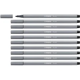 Filzstifte Stabilo Pen 68 Dunkelgrau (10 Stücke) von Stabilo, Fineliner - Ref: S8417665, Preis: 11,06 €, Rabatt: %