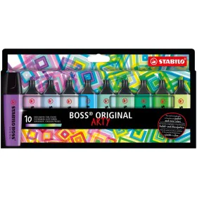 Fluorescent Marker Set Stabilo Boss Original Arty 10 Pieces Multicolour by Stabilo, Highlighters - Ref: S8417679, Price: 13,3...