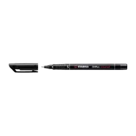 Permanent marker Stabilo OHPen Black 10 Pieces by Stabilo, Permanent Markers & Marker Pens - Ref: S8417729, Price: 10,66 €, D...