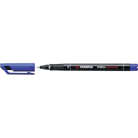 Marqueur permanent Stabilo OHPen Bleu 10 Pièces de Stabilo, Marqueurs indélébiles & Stylos-marqueurs - Réf : S8417732, Prix :...