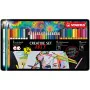 Set of Felt Tip Pens Stabilo Point 88 - Pen 68 Brusht - Aquacolor Multicolour by Stabilo, Fineliners - Ref: S8417734, Price: ...