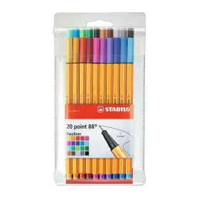 Ensemble de Marqueurs Stabilo Point 88 20 Pièces Multicouleur de Stabilo, Stylos feutre - Réf : S8417787, Prix : 18,08 €, Rem...