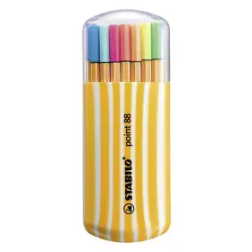 Set of Felt Tip Pens Stabilo Point 88 20 Pieces Multicolour by Stabilo, Fineliners - Ref: S8417789, Price: 18,08 €, Discount: %