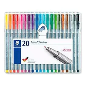 Ensemble de Marqueurs Staedtler 20 Triplus Fineliner 334 de Staedtler, Stylos feutre - Réf : S8417952, Prix : 19,23 €, Remise...