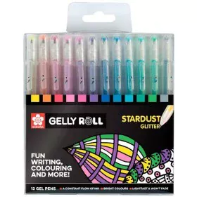 Set de Bolígrafos Talens Sakura Stardust Glitter 12 Piezas de Talens Sakura, Bolígrafos de tinta gel - Ref: S8418206, Precio:...