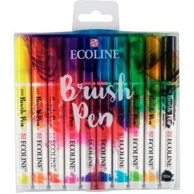 Set of Felt Tip Pens Talens Ecoline Brush Pen Multicolour by Talens Ecoline, Fineliners - Ref: S8418230, Price: 18,62 €, Disc...