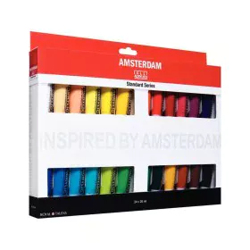 Painting set Talens Amsterdam Acrylic paint 24 Pieces Multicolour 200 ml by Talens Amsterdam, Paints - Ref: S8418241, Price: ...