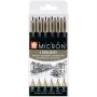 Set of Felt Tip Pens Talens Sakura Pigma Micron Fineliner Black by Talens Sakura, Fineliners - Ref: S8418306, Price: 11,35 €,...