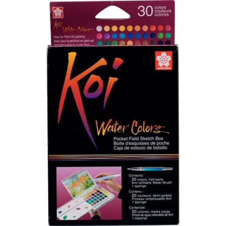 Set per Pittura ad Acquarello Talens Art Creation Sakura Koi Water Colors Multicolore di Talens Art Creation, Kit acquerelli ...