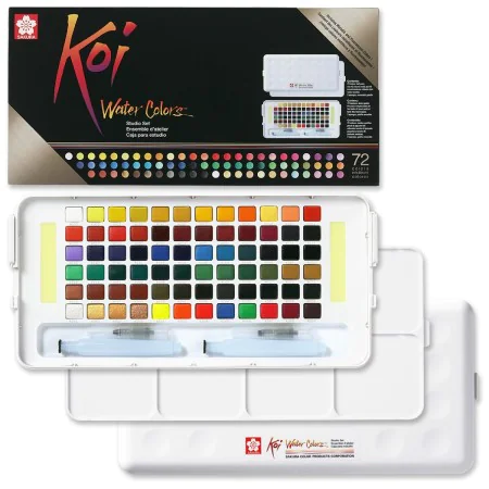 Set per Pittura ad Acquarello Talens Sakura Koi Water Colors Multicolore di Talens Sakura, Colori - Rif: S8418318, Prezzo: 62...