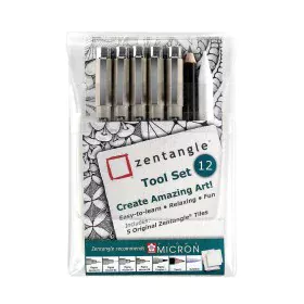 Drawing Set Talens Sakura Zentangle (12 Pieces) by Talens Sakura, Art Sets - Ref: S8418326, Price: 13,29 €, Discount: %