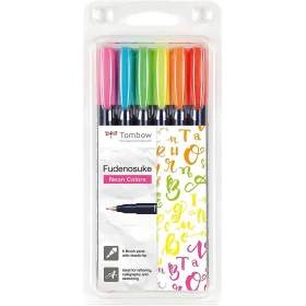 Ensemble de Marqueurs Tombow Fudenosuke Multicouleur de Tombow, Stylos feutre - Réf : S8418489, Prix : 17,13 €, Remise : %