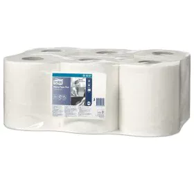 Papel secamanos Tork Blanco 120 m de Tork, Toallas de papel - Ref: S8418517, Precio: 42,01 €, Descuento: %