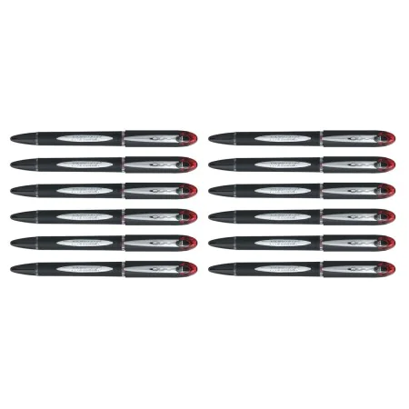 Biros à encre liquide Uni-Ball Rollerball Jestsream SX-210 Rouge 12 Unités de Uni-Ball, Stylos à bille à encre liquide - Réf ...