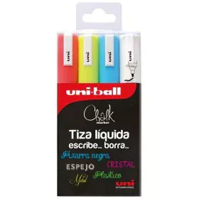 Set of Felt Tip Pens Uni-Ball PWE-5M Whiteboard (4 Pieces) by Uni-Ball, Dry Erase & Wet Erase Markers - Ref: S8418919, Price:...