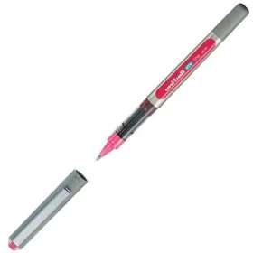 Liquid ink pen Uni-Ball Rollerball Eye Fine UB-157 Pink 0,7 mm (12 Pieces) by Uni-Ball, Liquid Ink Rollerball Pens - Ref: S84...