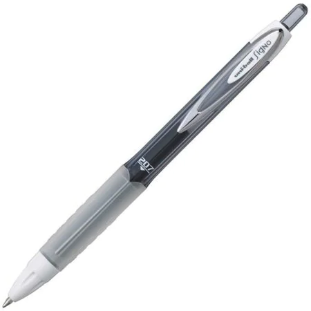 Esferográfica de tinta líquida Uni-Ball Rollerball Signo UM-207 Preto 0,4 mm (12 Peças) de Uni-Ball, Canetas de tinta líquida...