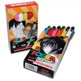 Set di Pennarelli Uni-Ball Posca Mania PC-1MR Multicolore di Uni-Ball, Materiali da disegno - Rif: S8418944, Prezzo: 26,86 €,...