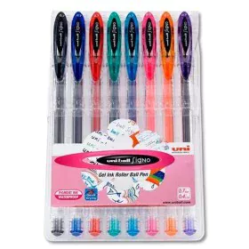 Set de Bolígrafos Uni-Ball Rollerball Signo UM-120 Multicolor 0,5 mm de Uni-Ball, Bolígrafos de tinta líquida - Ref: S8418959...