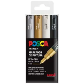 boîte de marqueurs POSCA PC-1M BWSG Multicouleur de POSCA, Matériel de dessin - Réf : S8418982, Prix : 12,09 €, Remise : %