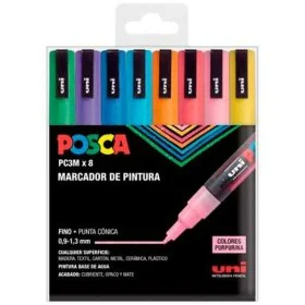 Conjunto de Marcadores Uni-Ball PC-3M 8 Peças Multicolor de Uni-Ball, Materiais de desenho - Ref: S8418984, Preço: 21,66 €, D...