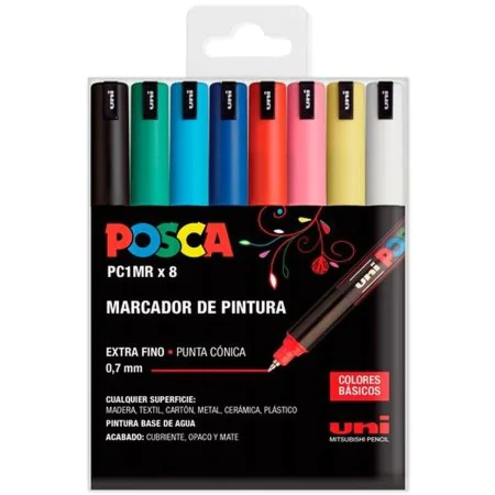 boîte de marqueurs POSCA PC-1MR Multicouleur de POSCA, Matériel de dessin - Réf : S8418997, Prix : 18,84 €, Remise : %