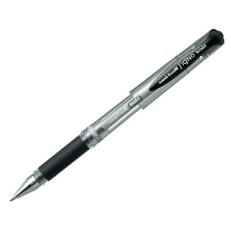 stylo à encre liquide Uni-Ball Signo Broad UM-153 W Noir 0,6 mm (12 Pièces) de Uni-Ball, Stylos à bille à encre liquide - Réf...