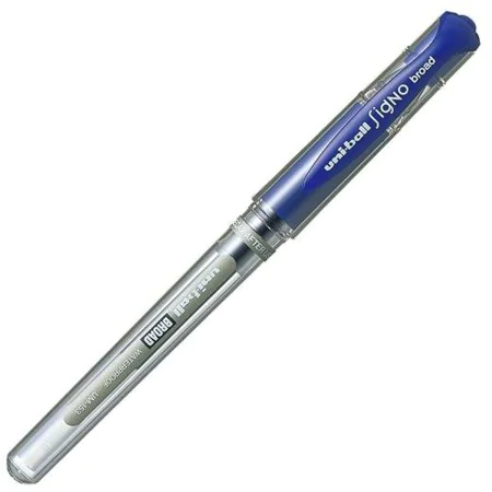 Boligrafo de tinta líquida Uni-Ball Signo Broad UM-153 W Azul 0,6 mm (12 Piezas) de Uni-Ball, Bolígrafos de tinta líquida - R...