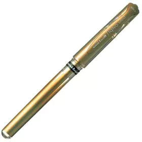 stylo à encre liquide Uni-Ball Signo Broad UM-153 W Doré 0,6 mm (12 Pièces) de Uni-Ball, Stylos à bille à encre liquide - Réf...