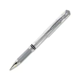 Liquid ink pen Uni-Ball Signo Broad UM-153 W Silver 0,6 mm (12 Pieces) by Uni-Ball, Liquid Ink Rollerball Pens - Ref: S841904...