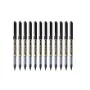 Boligrafo de tinta líquida Uni-Ball Rollerball Eye Broad UB-150 Negro 1 mm (12 Piezas) de Uni-Ball, Bolígrafos de tinta líqui...