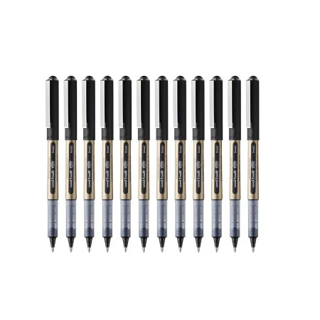 Boligrafo de tinta líquida Uni-Ball Rollerball Eye Broad UB-150 Negro 1 mm (12 Piezas) de Uni-Ball, Bolígrafos de tinta líqui...