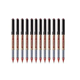 Esferográfica de tinta líquida Uni-Ball Rollerball Eye Broad UB-150 Vermelho 1 mm (12 Peças) de Uni-Ball, Canetas de tinta lí...