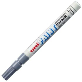 Marcatore permanente Uni-Ball Paint PX-21L Grigio 12 Pezzi di Uni-Ball, Pennarelli indelebili e marcatori - Rif: S8419278, Pr...