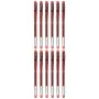 Esferográfica de tinta líquida Uni-Ball Rollerball Signo Basicos UM-120 Vermelho 0,5 mm (12 Peças) de Uni-Ball, Canetas de ti...