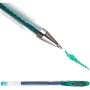 stylo à encre liquide Uni-Ball Rollerball Signo Basicos UM-120 Vert 0,5 mm (12 Pièces) de Uni-Ball, Stylos à bille à encre li...