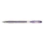 Liquid ink pen Uni-Ball Sparkling UM-120SP Violet 0,5 mm (12 Pieces) by Uni-Ball, Liquid Ink Rollerball Pens - Ref: S8419329,...