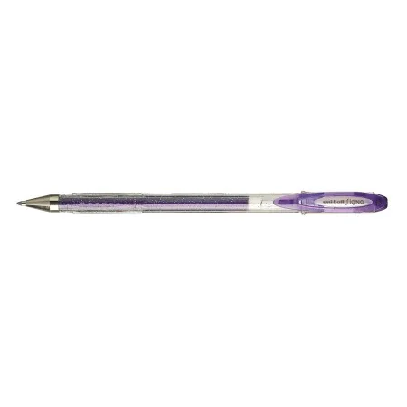 stylo à encre liquide Uni-Ball Sparkling UM-120SP Violet 0,5 mm (12 Pièces) de Uni-Ball, Stylos à bille à encre liquide - Réf...