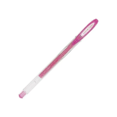 stylo à encre liquide Uni-Ball Sparkling UM-120SP Rose 0,5 mm (12 Pièces) de Uni-Ball, Stylos à bille à encre liquide - Réf :...