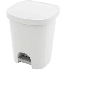 Cestino a pedale Bianco Rettangolare 25 L di BigBuy Office, Cestini per la carta - Rif: S8419511, Prezzo: 18,27 €, Sconto: %