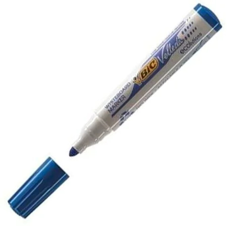 marqueur craie liquide Bic Velleda Ecolutions 1701 Bleu (12 Pièces) de Bic, Marqueurs pour tableaux blancs - Réf : S8419586, ...