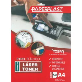 Laminating sleeves Yosan White A4 50 Sheets by Yosan, Laminating Pouches - Ref: S8420467, Price: 32,04 €, Discount: %