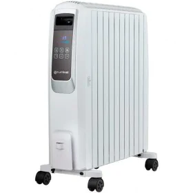 Radiateur à Huile (10 modules) Grunkel RAC-10 Piros Blanc Numérique Gris 2500 W de Grunkel, Radiateurs à bain d'huile - Réf :...