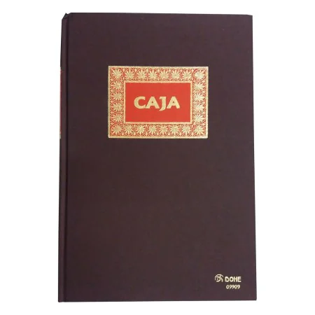 Livro de Contas DOHE 09909 Castanho-avermelhado A4 100 Folhas de DOHE, Livros e cadernos contabilísticos - Ref: S8420737, Pre...