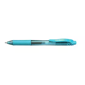 Pen Pentel EnerGel Turquoise 0,7 mm (12 Pieces) by Pentel, Retractable Ballpoint Pens - Ref: S8421043, Price: 15,60 €, Discou...